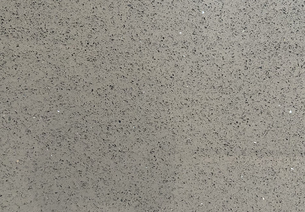 Gray Quartz Countertops with Sparkle | Sparkling Grey Quartz | VV1016 
