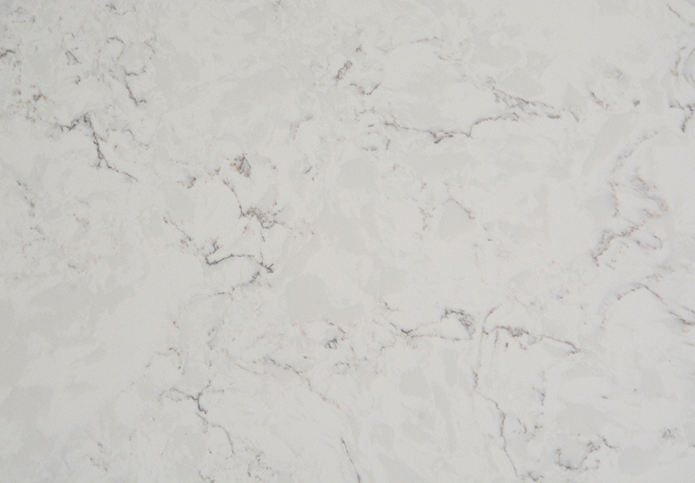 Quartz Stone Slab | White and Gray Quartz Countertops | 8009