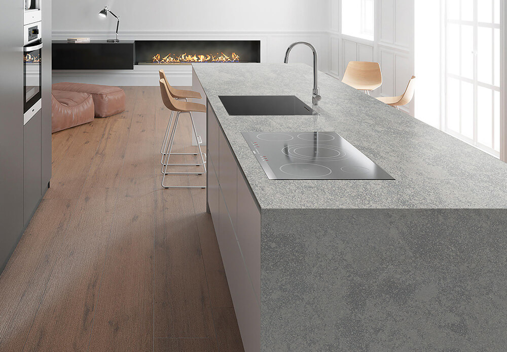 ONE Quartz - Concrete Look - Ash Grey