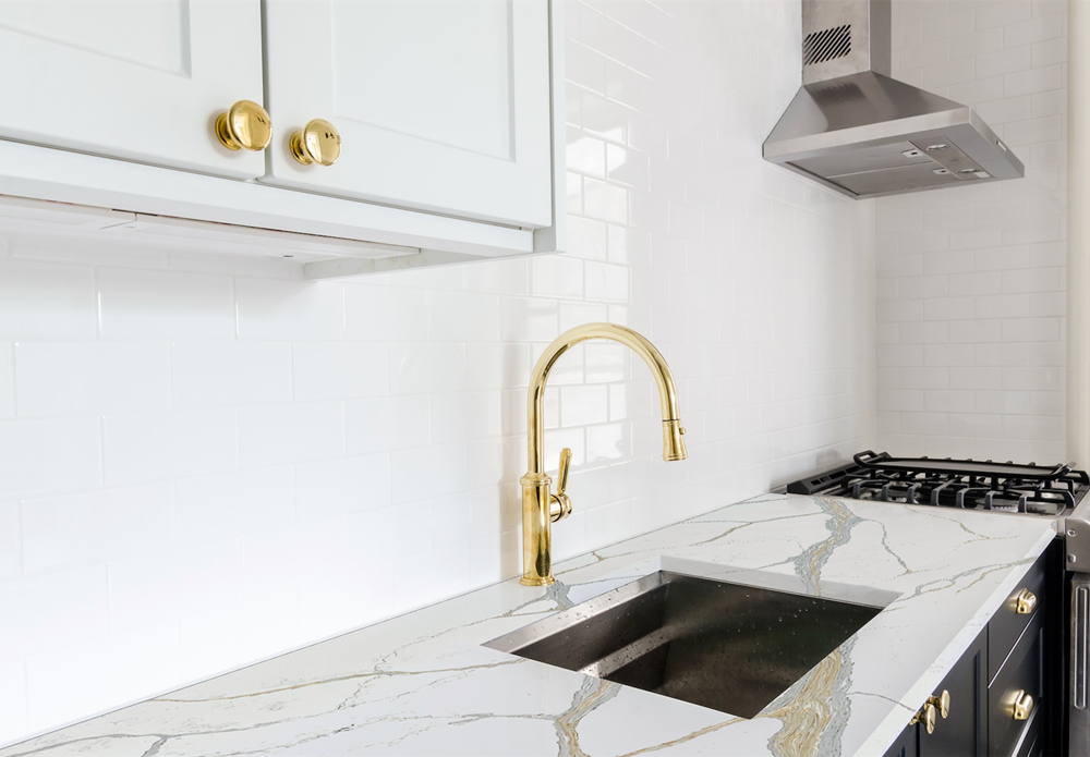 Backsplash Ideas With Calacatta Gold Quartz Sell Online | wcigco ...